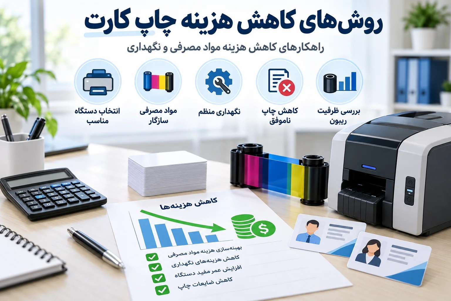 راه‌های کاهش هزینه چاپ کارت